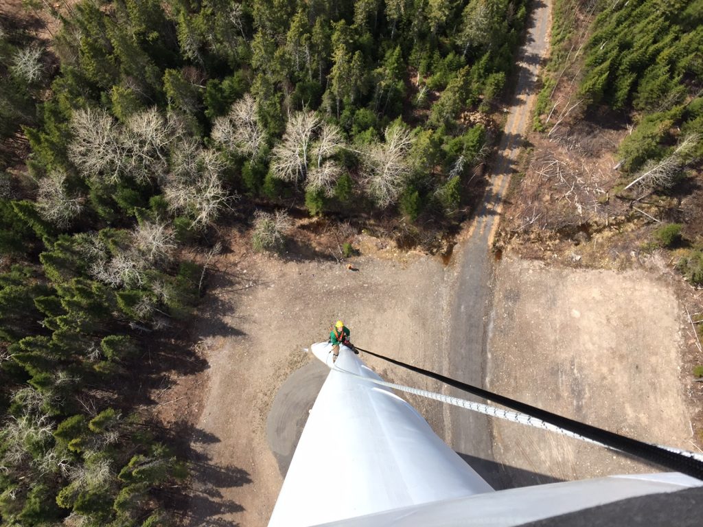 Wind Turbine from above